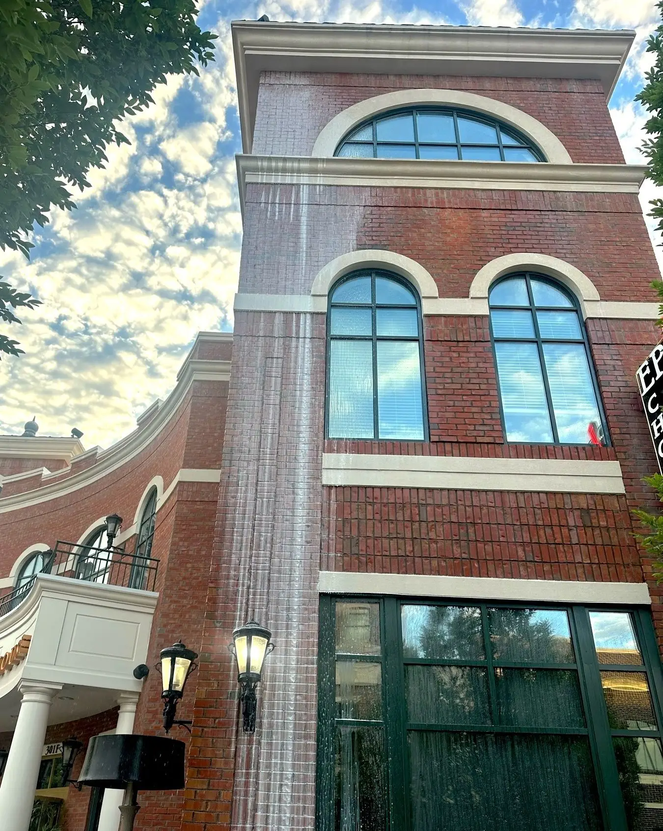 commercial brick building concrete and brick restoration